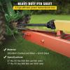 imageVEVOR PTO Shaft 138quot PTO Drive Shaft 6 Spline Both Ends PTO Driveline Shaft Series 5 Tractor PTO Shaft 43quot57quot Brush Hog PTO Shaft Black PTO Shaft wSlip Clutch for Bush HogFinish Mower4357