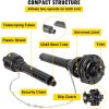 imageVEVOR PTO Shaft 138quot PTO Drive Shaft 6 Spline Both Ends PTO Driveline Shaft Series 5 Tractor PTO Shaft 43quot57quot Brush Hog PTO Shaft Black PTO Shaft wSlip Clutch for Bush HogFinish Mower4357