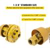 imageVEVOR PTO Shaft 138quot PTO Drive Shaft 6 Spline Both Ends PTO Driveline Shaft Series 5 Tractor PTO Shaft 43quot57quot Brush Hog PTO Shaft Black PTO Shaft wSlip Clutch for Bush HogFinish Mower31541
