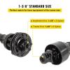 imageVEVOR PTO Shaft 138quot PTO Drive Shaft 6 Spline Both Ends PTO Driveline Shaft Series 5 Tractor PTO Shaft 43quot57quot Brush Hog PTO Shaft Black PTO Shaft wSlip Clutch for Bush HogFinish Mower4357