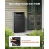 imageVEVOR Package Delivery Boxes for Outside Extra Large Mailbox with Coded Lock Galvanized Steel Wall Mounted Mailboxes 173quotx138quotx228quot AntiTheft Baffle IPX3 Waterproof for Porch Curbside128D x 197W x 358H