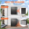 imageVEVOR Package Delivery Boxes for Outside Extra Large Mailbox with Coded Lock Galvanized Steel Wall Mounted Mailboxes 173quotx138quotx228quot AntiTheft Baffle IPX3 Waterproof for Porch Curbside106D x 154W x 205H