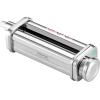 imageVEVOR Pasta Attachment for KitchenAid Stand Mixer Stainless Steel Pasta Maker Attachment Includes Pasta Sheet Roller Spaghetti Cutter Fettuccine Cutter 8 Adjustable Thickness Knob Pasta Maker 3Pcs1 SET