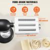 imageVEVOR Pasta Attachment for KitchenAid Stand Mixer Stainless Steel Pasta Maker Attachment Includes Pasta Sheet Roller Spaghetti Cutter Fettuccine Cutter 8 Adjustable Thickness Knob Pasta Maker 3Pcs3IN1