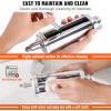 imageVEVOR Pasta Attachment for KitchenAid Stand Mixer Stainless Steel Pasta Maker Attachment Includes Pasta Sheet Roller Spaghetti Cutter Fettuccine Cutter 8 Adjustable Thickness Knob Pasta Maker 3Pcs1 SET