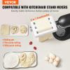 imageVEVOR Pasta Attachment for KitchenAid Stand Mixer Stainless Steel Pasta Maker Attachment Includes Pasta Sheet Roller Spaghetti Cutter Fettuccine Cutter 8 Adjustable Thickness Knob Pasta Maker 3Pcs3IN1