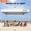 imageVEVOR Patio Gazebo for 68 Person 10 x 10 FT Backyard Gazebo with Mosquito Netting Metal Frame and PU Coated 180G Polyester Outdoor Canopy Shelter for Patio Backyard Lawn Garden DeckWhite