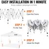 imageVEVOR Patio Gazebo for 68 Person 10 x 10 FT Backyard Gazebo with Mosquito Netting Metal Frame and PU Coated 180G Polyester Outdoor Canopy Shelter for Patio Backyard Lawn Garden DeckWhite