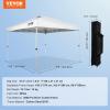 imageVEVOR Patio Gazebo for 68 Person 10 x 10 FT Backyard Gazebo with Mosquito Netting Metal Frame and PU Coated 180G Polyester Outdoor Canopy Shelter for Patio Backyard Lawn Garden DeckWhite