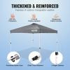 imageVEVOR Patio Gazebo for 68 Person 10 x 10 FT Backyard Gazebo with Mosquito Netting Metal Frame and PU Coated 180G Polyester Outdoor Canopy Shelter for Patio Backyard Lawn Garden DeckDark Gray