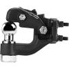 imageVEVOR Pintle Hook 30000 lbs Towing Capacity Trailer Hitches Receiver Hook Fits for 25 to 3inch Lunette Ring with Mounting Kit WearResistant Black Powder Coat Suitable for Various Vehicles2in 20000lbs