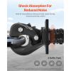 imageVEVOR Pintle Hook 30000 lbs Towing Capacity Trailer Hitches Receiver Hook Fits for 25 to 3inch Lunette Ring with Mounting Kit WearResistant Black Powder Coat Suitable for Various Vehicles30000lbs