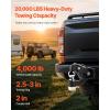 imageVEVOR Pintle Hook 30000 lbs Towing Capacity Trailer Hitches Receiver Hook Fits for 25 to 3inch Lunette Ring with Mounting Kit WearResistant Black Powder Coat Suitable for Various Vehicles2in 20000lbs