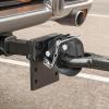 imageVEVOR Pintle Hook 30000 lbs Towing Capacity Trailer Hitches Receiver Hook Fits for 25 to 3inch Lunette Ring with Mounting Kit WearResistant Black Powder Coat Suitable for Various Vehicles30000lbs
