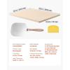 imageVEVOR Pizza Stone 20 x 14 x 067 in Rectangular Pizza Stone Extra Large BakingStone with Scraper 1450 HeatResistant Cordierite for Oven BBQ Griller Baking Bread ampamp Pizza20x14x06Inch with Peel