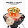 imageVEVOR Pizza Stone 20 x 14 x 067 in Rectangular Pizza Stone Extra Large BakingStone with Scraper 1450 HeatResistant Cordierite for Oven BBQ Griller Baking Bread ampamp Pizza15 x 12 x 06 Inch