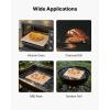 imageVEVOR Pizza Stone 20 x 14 x 067 in Rectangular Pizza Stone Extra Large BakingStone with Scraper 1450 HeatResistant Cordierite for Oven BBQ Griller Baking Bread ampamp Pizza15 x 12 x 06 Inch