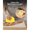 imageVEVOR Pizza Stone 20 x 14 x 067 in Rectangular Pizza Stone Extra Large BakingStone with Scraper 1450 HeatResistant Cordierite for Oven BBQ Griller Baking Bread ampamp Pizza15 x 12 x 06 Inch