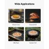 imageVEVOR Pizza Stone 20 x 14 x 067 in Rectangular Pizza Stone Extra Large BakingStone with Scraper 1450 HeatResistant Cordierite for Oven BBQ Griller Baking Bread ampamp Pizza16 Inch Round with Stand