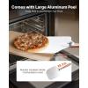 imageVEVOR Pizza Stone 20 x 14 x 067 in Rectangular Pizza Stone Extra Large BakingStone with Scraper 1450 HeatResistant Cordierite for Oven BBQ Griller Baking Bread ampamp Pizza20x14x06Inch with Peel