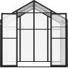 imageVEVOR Polycarbonate Greenhouse 8 x 14 Ft Outdoor Greenhouse with 2 Vent Windows Pavilion Styled Greenhouse with Hinged Door Aluminum Large Walkin Greenhouse Kit for Outside Garden Backyard810 Ft