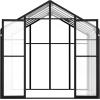 imageVEVOR Polycarbonate Greenhouse 8 x 14 Ft Outdoor Greenhouse with 2 Vent Windows Pavilion Styled Greenhouse with Hinged Door Aluminum Large Walkin Greenhouse Kit for Outside Garden Backyard812 Ft