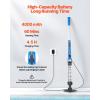 imageVEVOR Pool Vacuum 26 GPM Handheld Cordless Hot Tub Vacuum with Extension Pole for Deep Cleaning ampamp Strong Suction Rechargeable Pool Cleaner Running up to 1Hour for Above GroundInground Pool Spas18W
