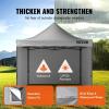 imageVEVOR Pop up Canopy with Removable Sidewalls Enclosed Canopy Tent for Outdoor Events White 10  20ftGray