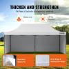 imageVEVOR Pop up Canopy with Removable Sidewalls Enclosed Canopy Tent for Outdoor Events White 10  20ftWhite