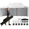 imageVEVOR Pop up Canopy with Removable Sidewalls Enclosed Canopy Tent for Outdoor Events White 10  20ftWhite