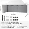 imageVEVOR Pop up Canopy with Removable Sidewalls Enclosed Canopy Tent for Outdoor Events White 10  20ftWhite
