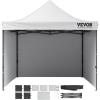 imageVEVOR Pop up Canopy with Removable Sidewalls Enclosed Canopy Tent for Outdoor Events White 10  20ftWhite