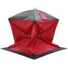 imageVEVOR PopUp Ice Fishing Tent  Portable HubStyle Shelter with Insulated ampamp NonInsulated Options Multiple Sizes for 1 to 8 Persons Waterproof Oxford Fabric Includes Anchors Ropes ampamp Carry BagRed 12 Person Insulated Ice Fishing Tent
