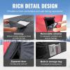 imageVEVOR PopUp Ice Fishing Tent  Portable HubStyle Shelter with Insulated ampamp NonInsulated Options Multiple Sizes for 1 to 8 Persons Waterproof Oxford Fabric Includes Anchors Ropes ampamp Carry BagRed 46 Person Insulated Ice Fishing Tent