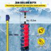 imageVEVOR PopUp Ice Fishing Tent  Portable HubStyle Shelter with Insulated ampamp NonInsulated Options Multiple Sizes for 1 to 8 Persons Waterproof Oxford Fabric Includes Anchors Ropes ampamp Carry BagRed 12 Person Noninsulated Ice Fishing Tent