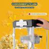 imageVEVOR Popcorn Maker 480W Popcorn Popper Machine 4 Oz Kettle Makes 15 Gallon per Batch Tabletop Popcorn Maker Includes 3 Scoops Movie Theater Style RedBlack