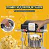 imageVEVOR Popcorn Maker 480W Popcorn Popper Machine 4 Oz Kettle Makes 15 Gallon per Batch Tabletop Popcorn Maker Includes 3 Scoops Movie Theater Style RedBlack