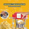imageVEVOR Popcorn Maker 480W Popcorn Popper Machine 4 Oz Kettle Makes 15 Gallon per Batch Tabletop Popcorn Maker Includes 3 Scoops Movie Theater Style RedRed
