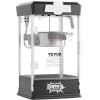 imageVEVOR Popcorn Maker 480W Popcorn Popper Machine 4 Oz Kettle Makes 15 Gallon per Batch Tabletop Popcorn Maker Includes 3 Scoops Movie Theater Style RedBlack