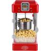 imageVEVOR Popcorn Maker 480W Popcorn Popper Machine 4 Oz Kettle Makes 15 Gallon per Batch Tabletop Popcorn Maker Includes 3 Scoops Movie Theater Style RedRed