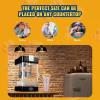 imageVEVOR Popcorn Maker 480W Popcorn Popper Machine 4 Oz Kettle Makes 15 Gallon per Batch Tabletop Popcorn Maker Includes 3 Scoops Movie Theater Style RedBlack