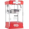 imageVEVOR Popcorn Maker 480W Popcorn Popper Machine 4 Oz Kettle Makes 15 Gallon per Batch Tabletop Popcorn Maker Includes 3 Scoops Movie Theater Style RedRed