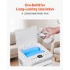 imageVEVOR Portable Air Conditioner 9L 550 CFM Swamp Cooler Air Conditioner with 12H Timer ampamp Remote Control 3Speed Evaporative Air Cooler with 2 Ice Boxes Quiet ampamp Movable Ideal for Outdoor Indoor Use
