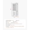 imageVEVOR Portable Air Conditioner 9L 550 CFM Swamp Cooler Air Conditioner with 12H Timer ampamp Remote Control 3Speed Evaporative Air Cooler with 2 Ice Boxes Quiet ampamp Movable Ideal for Outdoor Indoor Use