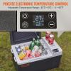 imageVEVOR Portable Car Refrigerator 12 Volt Car Refrigerator Fridge 58 L  615 QT Dual Zone Portable Freezer 468 Adjustable Temperature Compressor Cooler for Home Outdoor Camping RV Car21QT