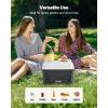 imageVEVOR Portable Cooler Lightweight Rigid Material Insulated Portable Cooler Suitable for Family Picnics and Long Trips165 QT