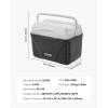 imageVEVOR Portable Cooler Lightweight Rigid Material Insulated Portable Cooler Suitable for Family Picnics and Long Trips165 QT