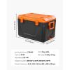 imageVEVOR Portable Cooler Lightweight Rigid Material Insulated Portable Cooler Suitable for Family Picnics and Long Trips63 QT