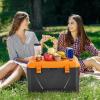 imageVEVOR Portable Cooler Lightweight Rigid Material Insulated Portable Cooler Suitable for Family Picnics and Long Trips63 QT