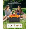 imageVEVOR Portable Cooler Lightweight Rigid Material Insulated Portable Cooler Suitable for Family Picnics and Long Trips63 QT